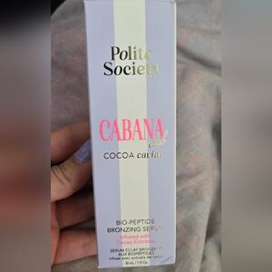 Polite Society Cabana Club Cocoa Caviar Bronzing Serum - Lavender & Pink